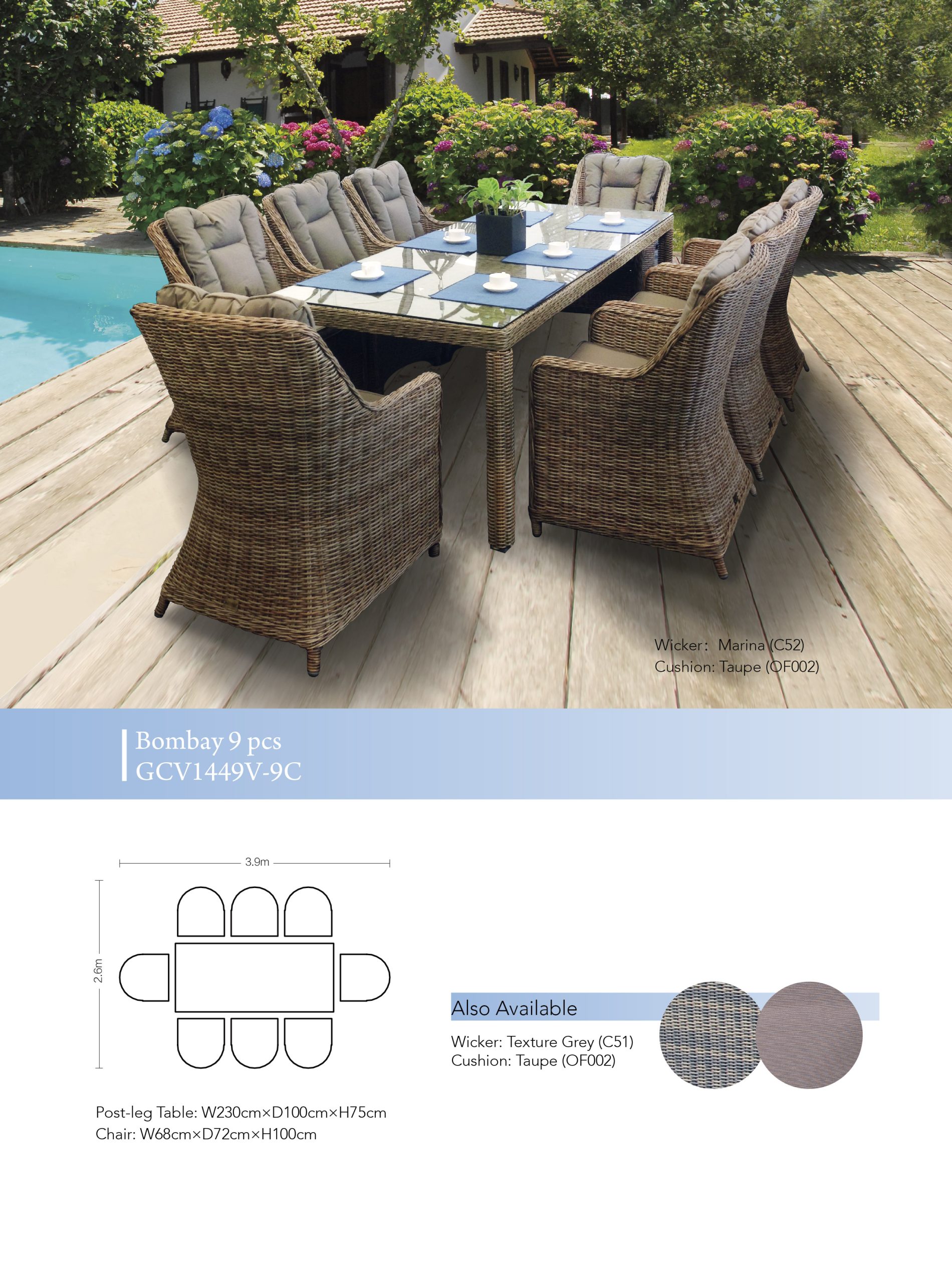 all weather dining set