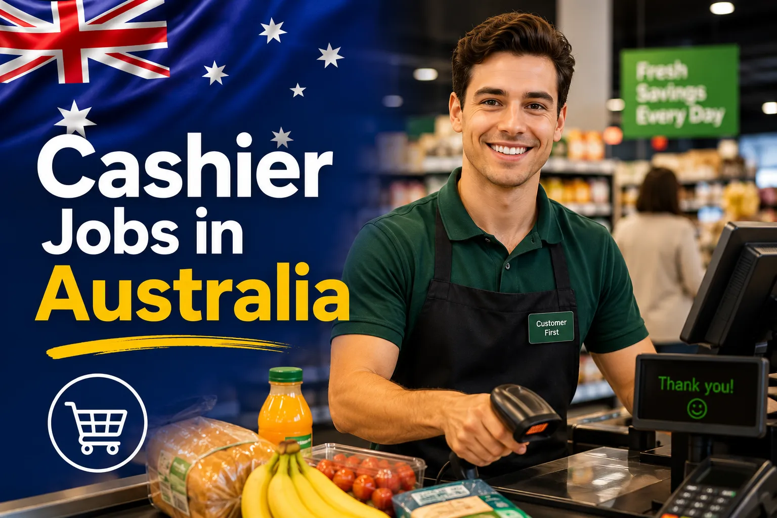 Cashier Jobs in Australia with Visa Sponsorship 2026