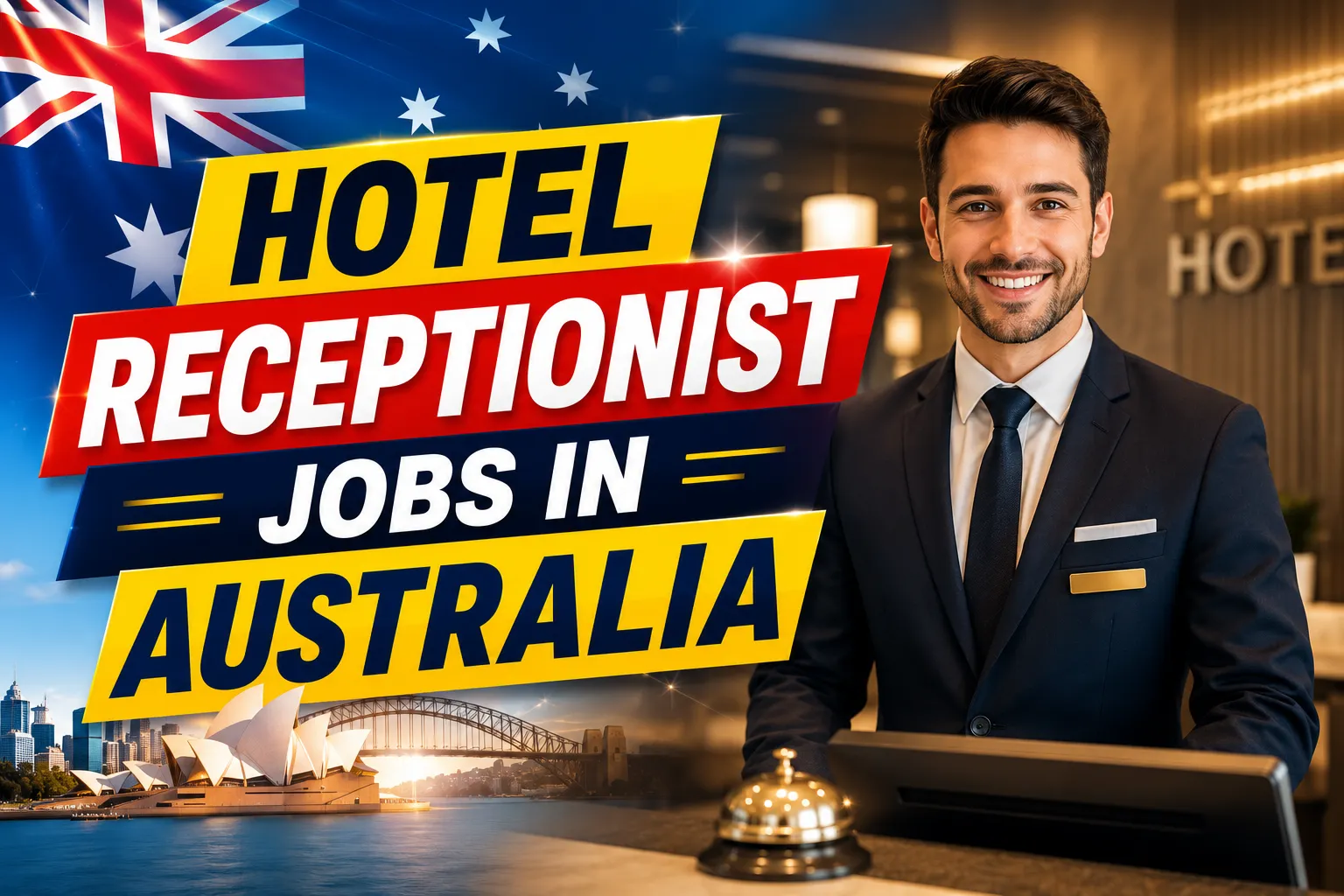 Hotel Receptionist Jobs in Australia with Visa Sponsorship 2026