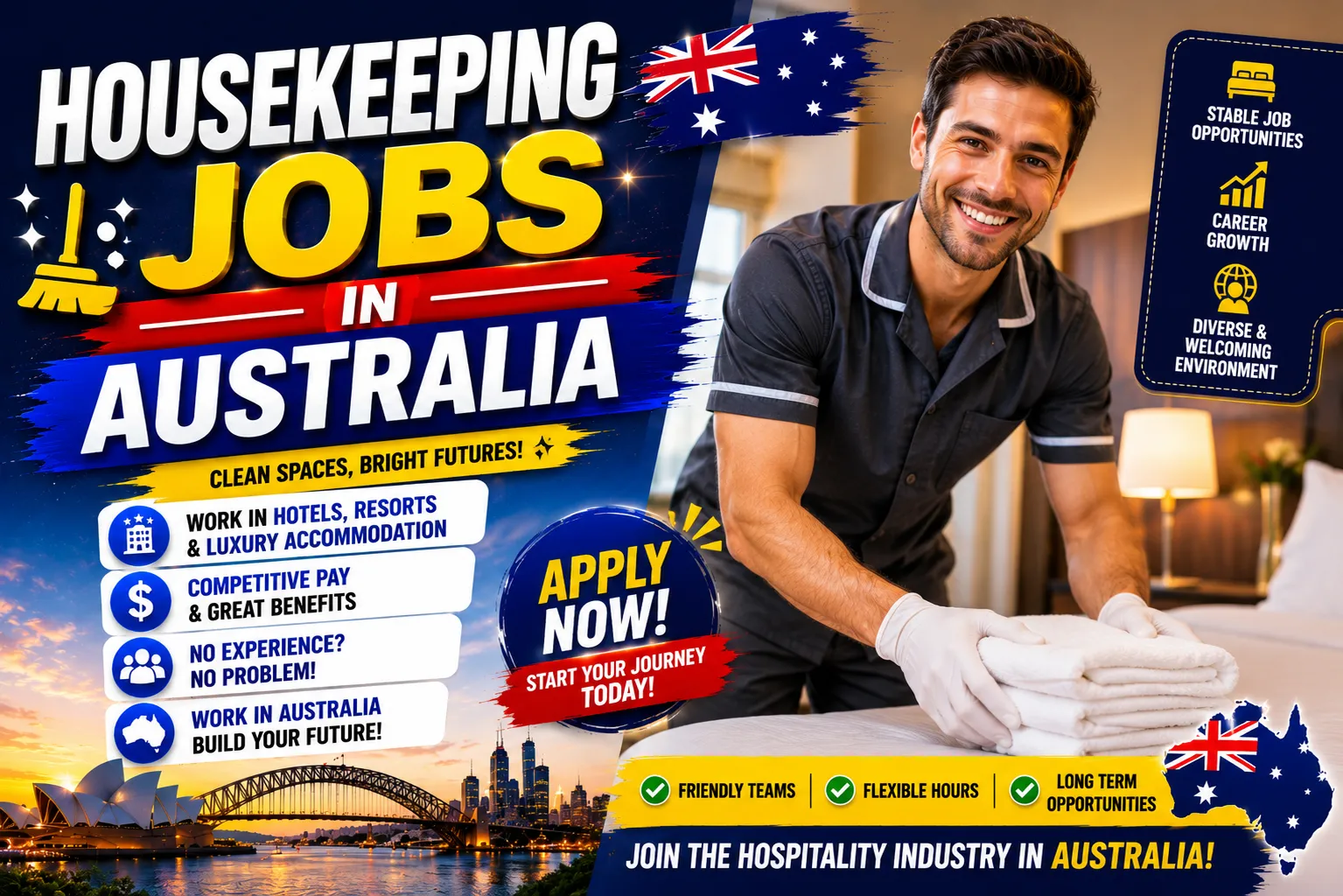 Housekeeping Jobs in Australia with Visa Sponsorship 2026