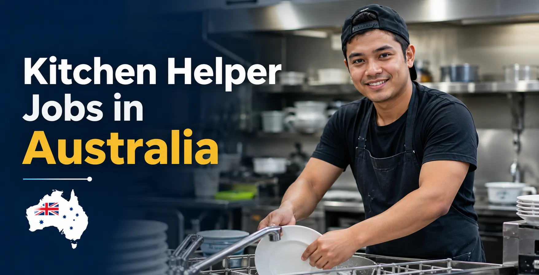 Kitchen Helper Jobs in Australia with Visa Sponsorship 2026 ($24.95 Per Hour)
