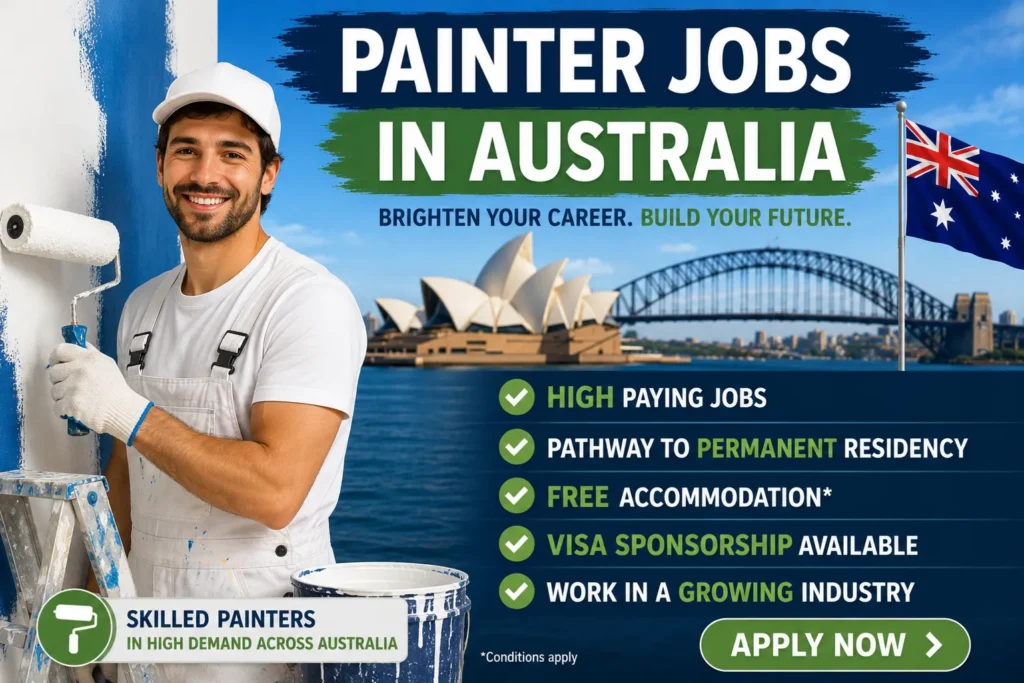 Painter Jobs in Australia with Visa Sponsorship 2026