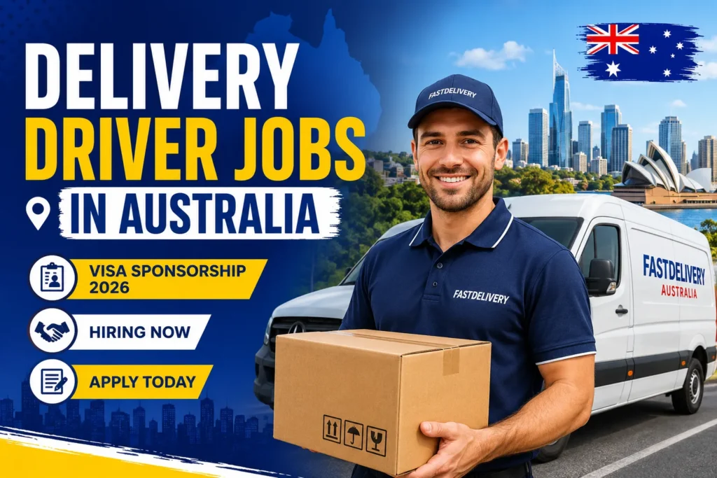 Delivery Driver Jobs in Australia with Visa Sponsorship 2026