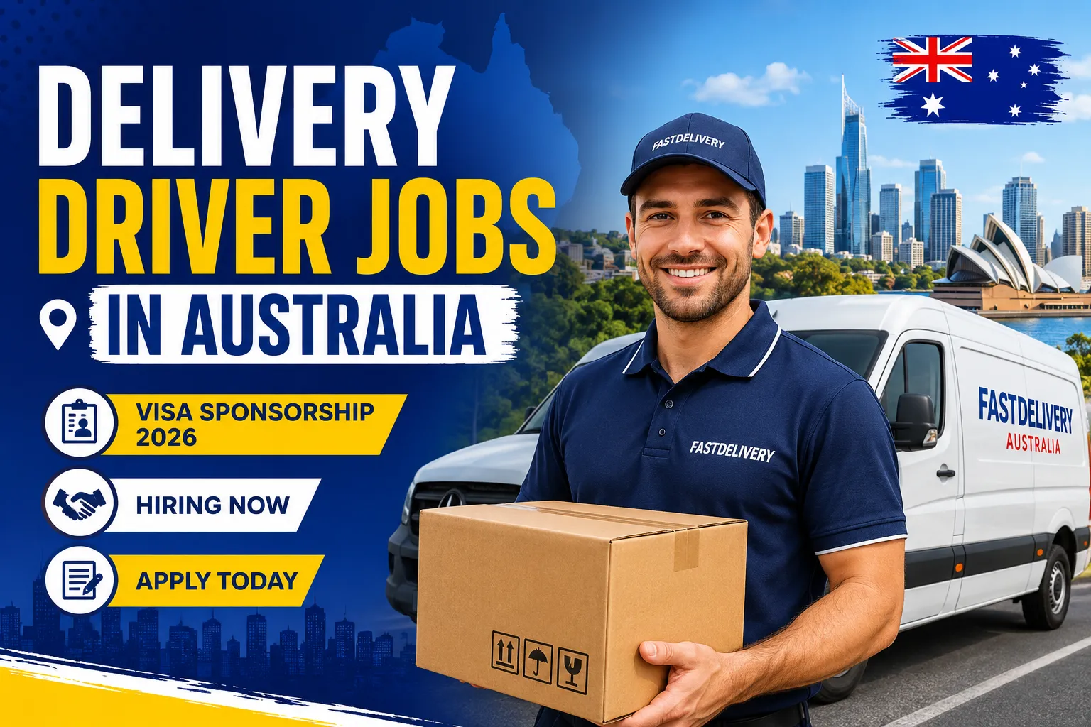 Delivery Driver Jobs in Australia with Visa Sponsorship 2026