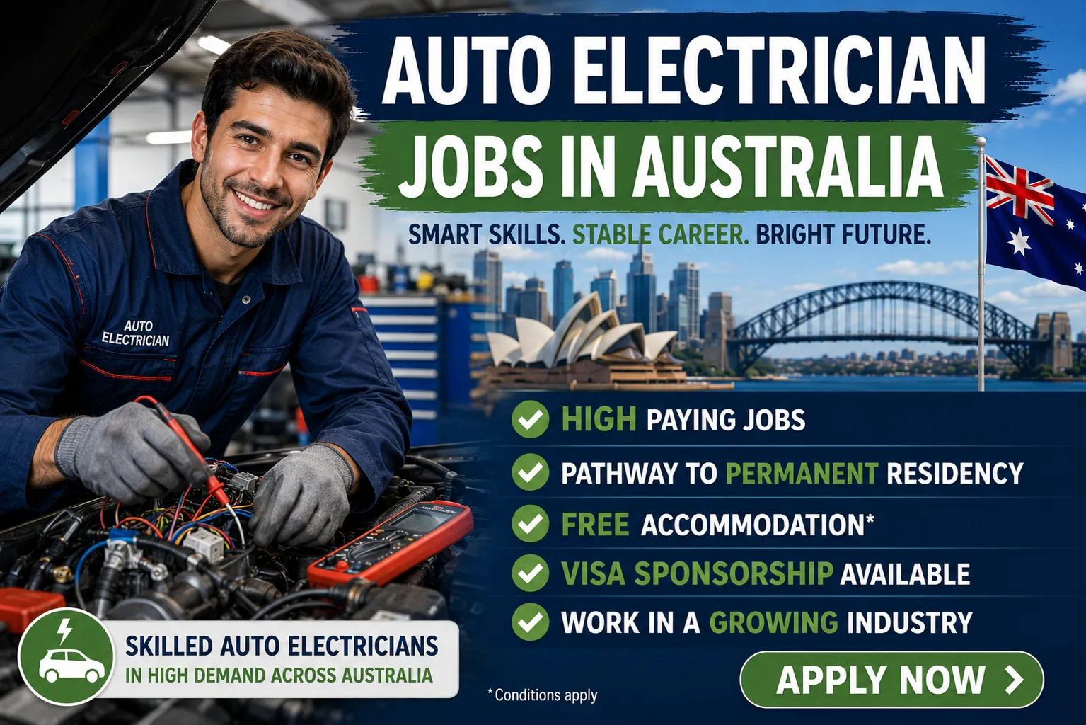 Auto Electrician Jobs in Australia with Visa Sponsorship 2026