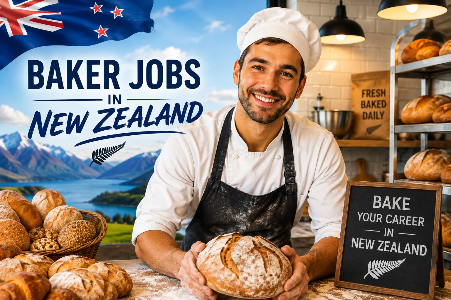 Baker Jobs in New Zealand with Visa Sponsorship 2026