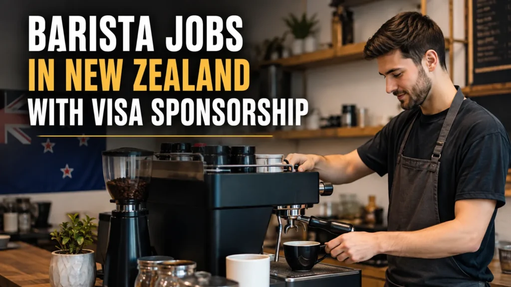 Barista Jobs in New Zealand with Visa Sponsorship