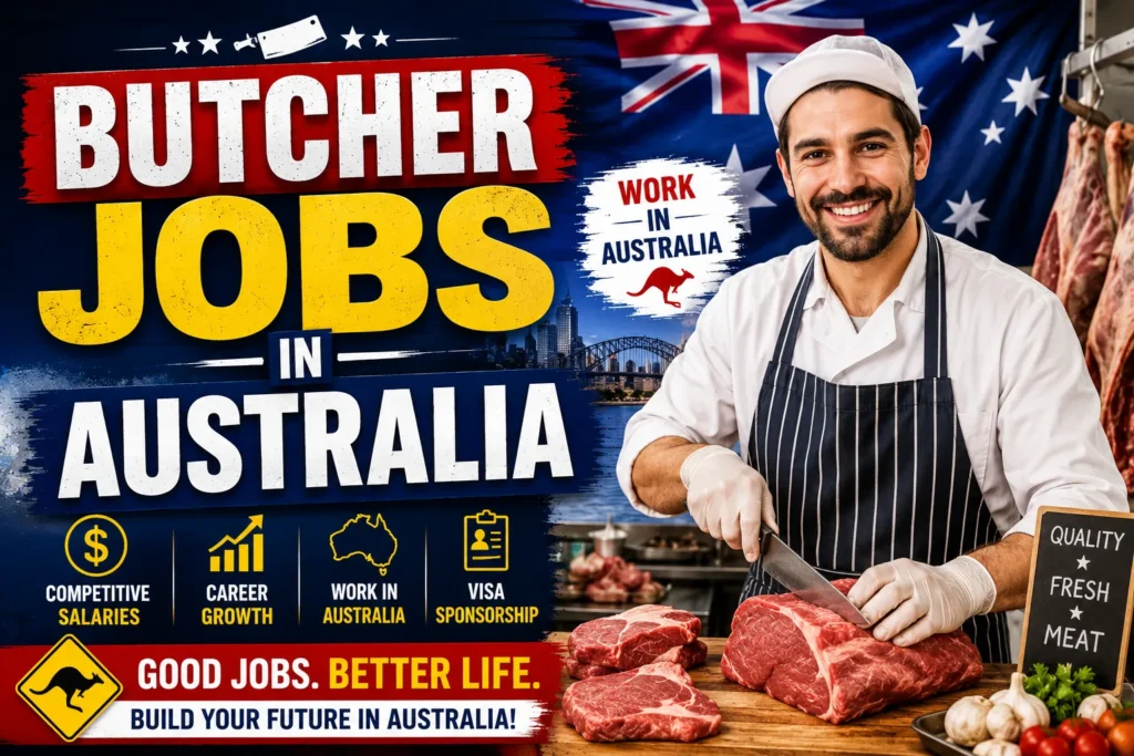 Butcher Jobs in Australia with Visa Sponsorship 2026