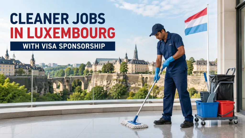 Cleaner Jobs in Luxembourg with Visa Sponsorship