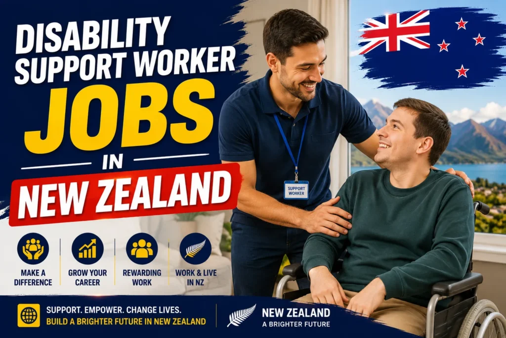 Disability Support Worker Jobs in New Zealand with Visa Sponsorship 2026