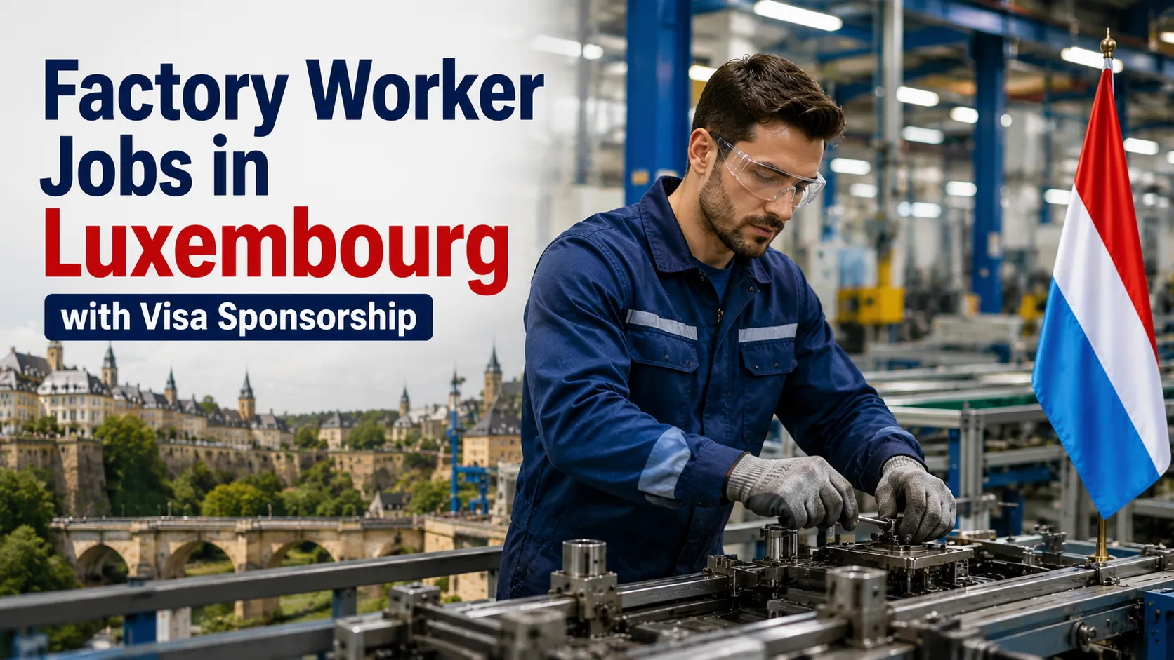 Factory Worker Jobs in Luxembourg with Visa Sponsorship