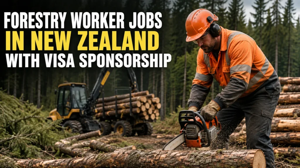 Forestry Worker Jobs in New Zealand with Visa Sponsorship