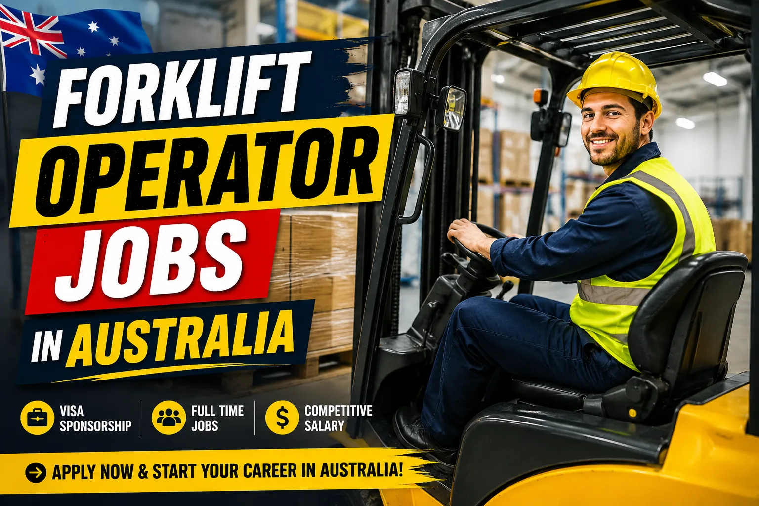 Forklift Operator Jobs in Australia with Visa Sponsorship 2026