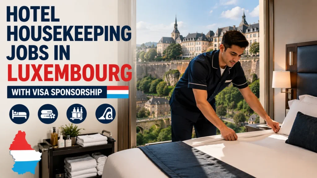 Hotel Housekeeping Jobs in Luxembourg with Visa Sponsorship