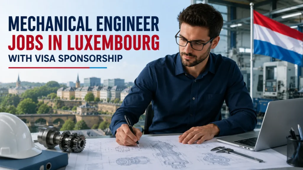 Mechanical Engineer Jobs in Luxembourg with Visa Sponsorship