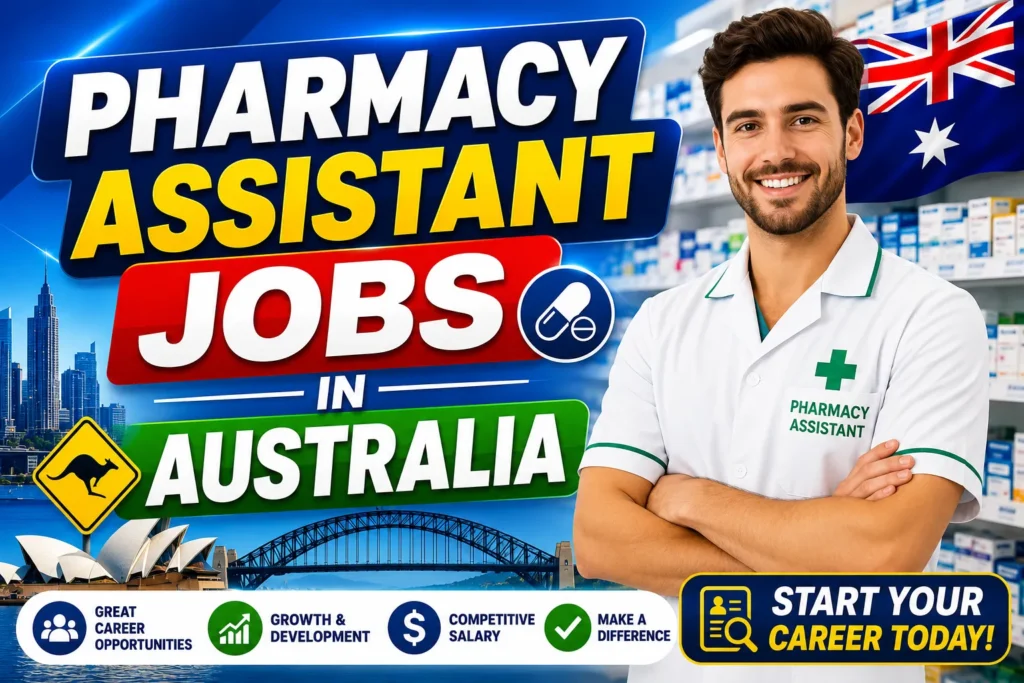 Pharmacy Assistant Jobs in Australia with Visa Sponsorship 2026
