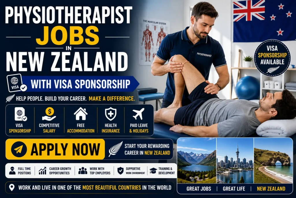 Physiotherapist Jobs in New Zealand with Visa Sponsorship 2026