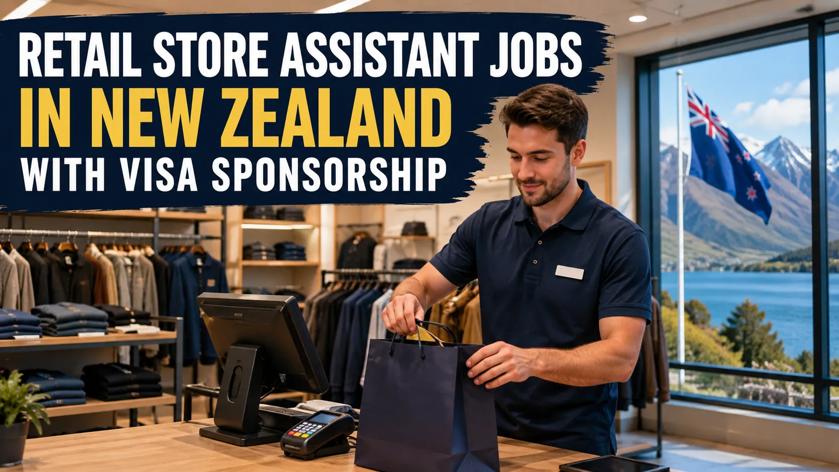 Retail Store Assistant Jobs in New Zealand with Visa Sponsorship