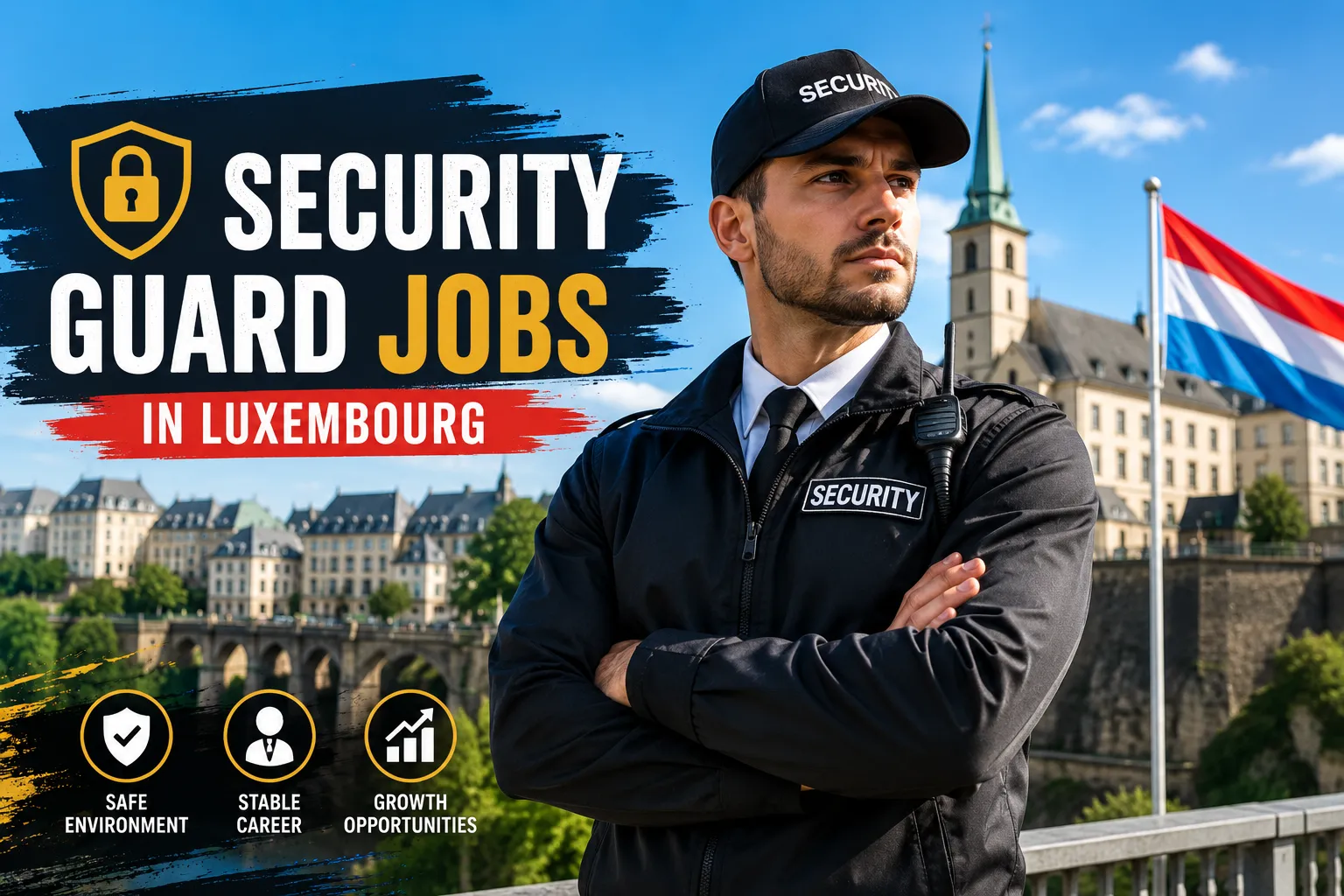 Security Guard Jobs in Luxembourg with Visa Sponsorship 2026