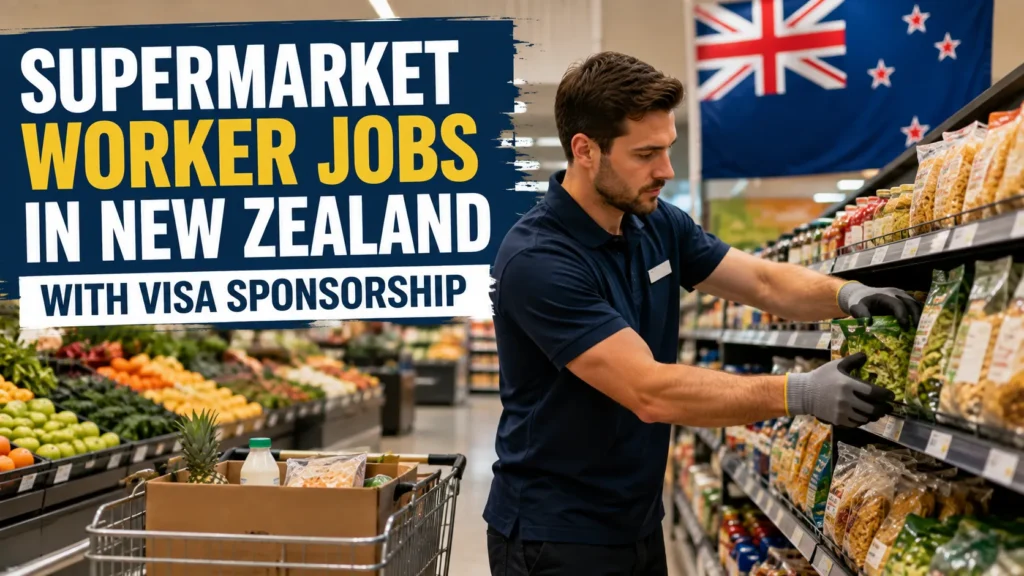 Supermarket Worker Jobs in New Zealand with Visa Sponsorship