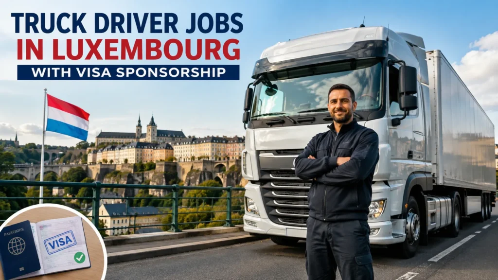 Truck Driver Jobs in Luxembourg with Visa Sponsorship