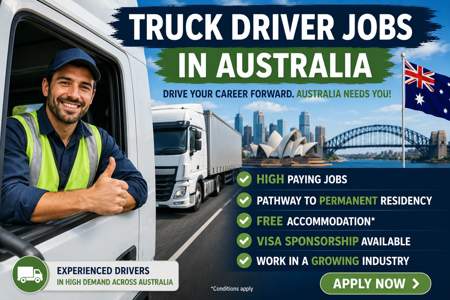 Truck Driver Jobs in Australia with Visa Sponsorship 2026