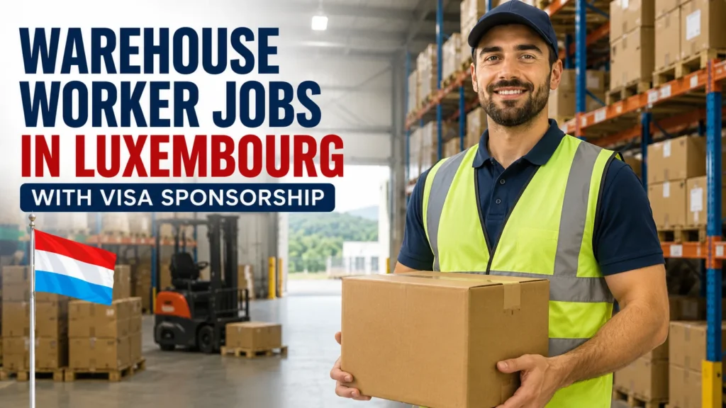 Warehouse Worker Jobs in Luxembourg with Visa Sponsorship