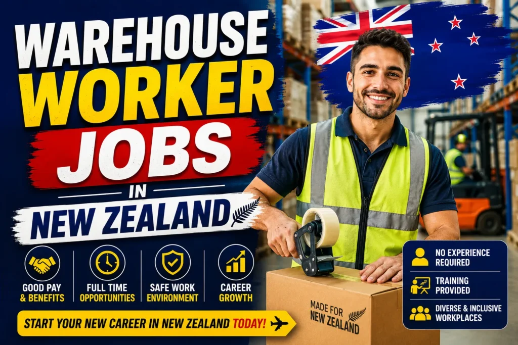 Warehouse Worker Jobs in New Zealand with Visa Sponsorship 2026