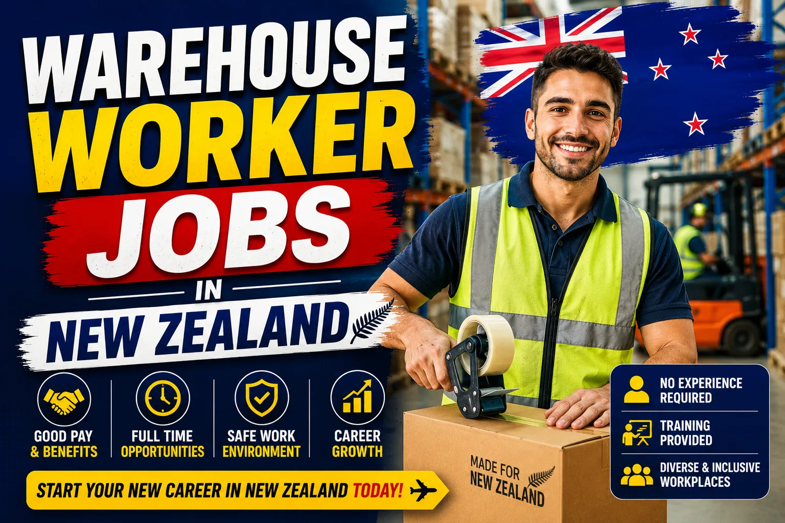 Warehouse Worker Jobs in New Zealand with Visa Sponsorship 2026