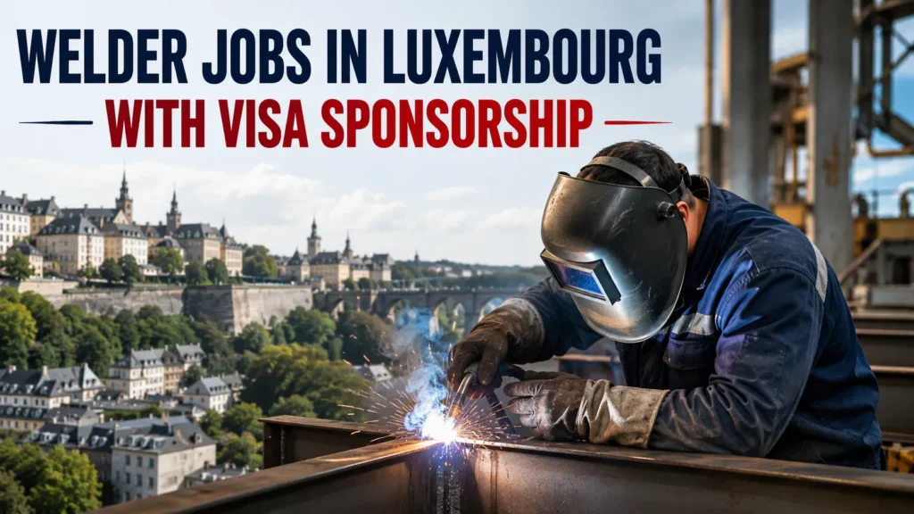Welder Jobs in Luxembourg with Visa Sponsorship
