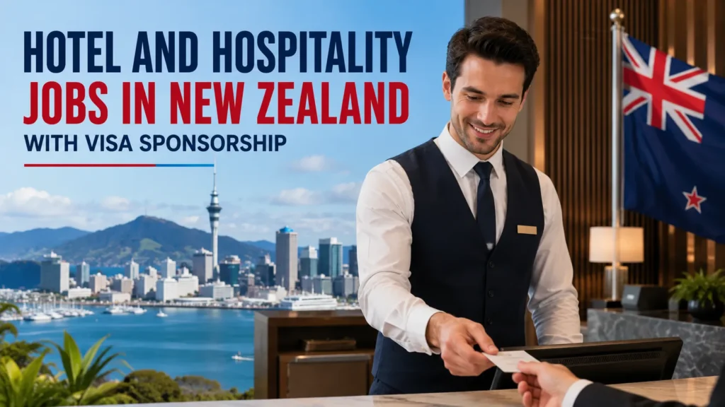 Hotel and Hospitality Jobs in New Zealand with Visa Sponsorship