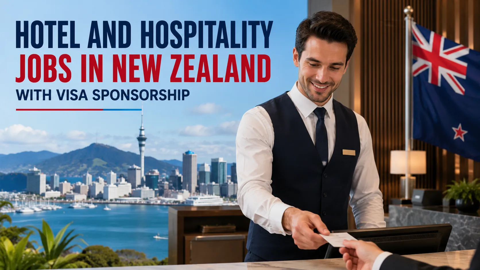 Hotel and Hospitality Jobs in New Zealand with Visa Sponsorship